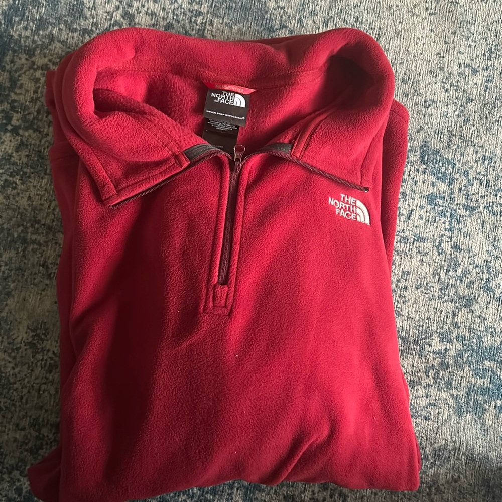 The North Face 1/4 zip sweater. Size XXL